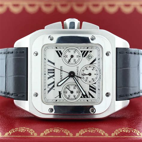 men's cartier santos watch|cartier santos 100 chrono.